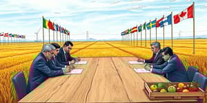 Gobiernos negocian acuerdos bilaterales para comercio agrícola