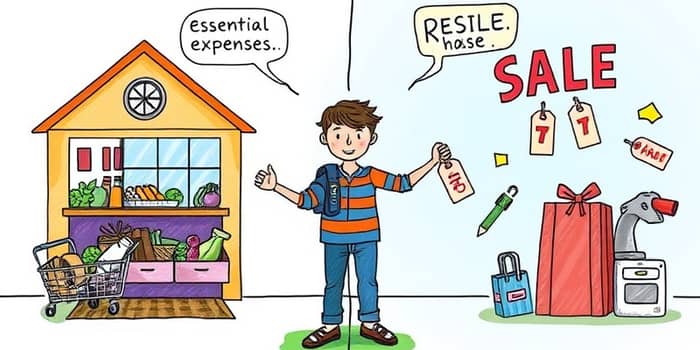 Diferencia entre gasto necesario y gasto impulsivo