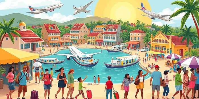 El turismo internacional impulsa bolsas en economías del sur